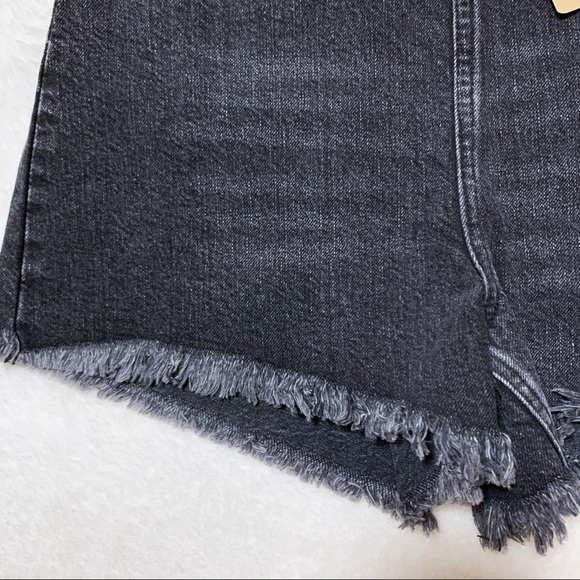 NWT Rachel Comey high-rise raw-edge denim shorts - Picture 3 of 14